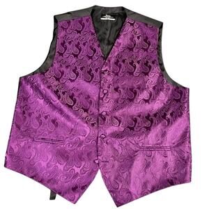 Mens Clothiers sh Churchill purple vest XL excellent condition
